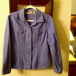 Womens Lilac shade Jeans jacket size 1